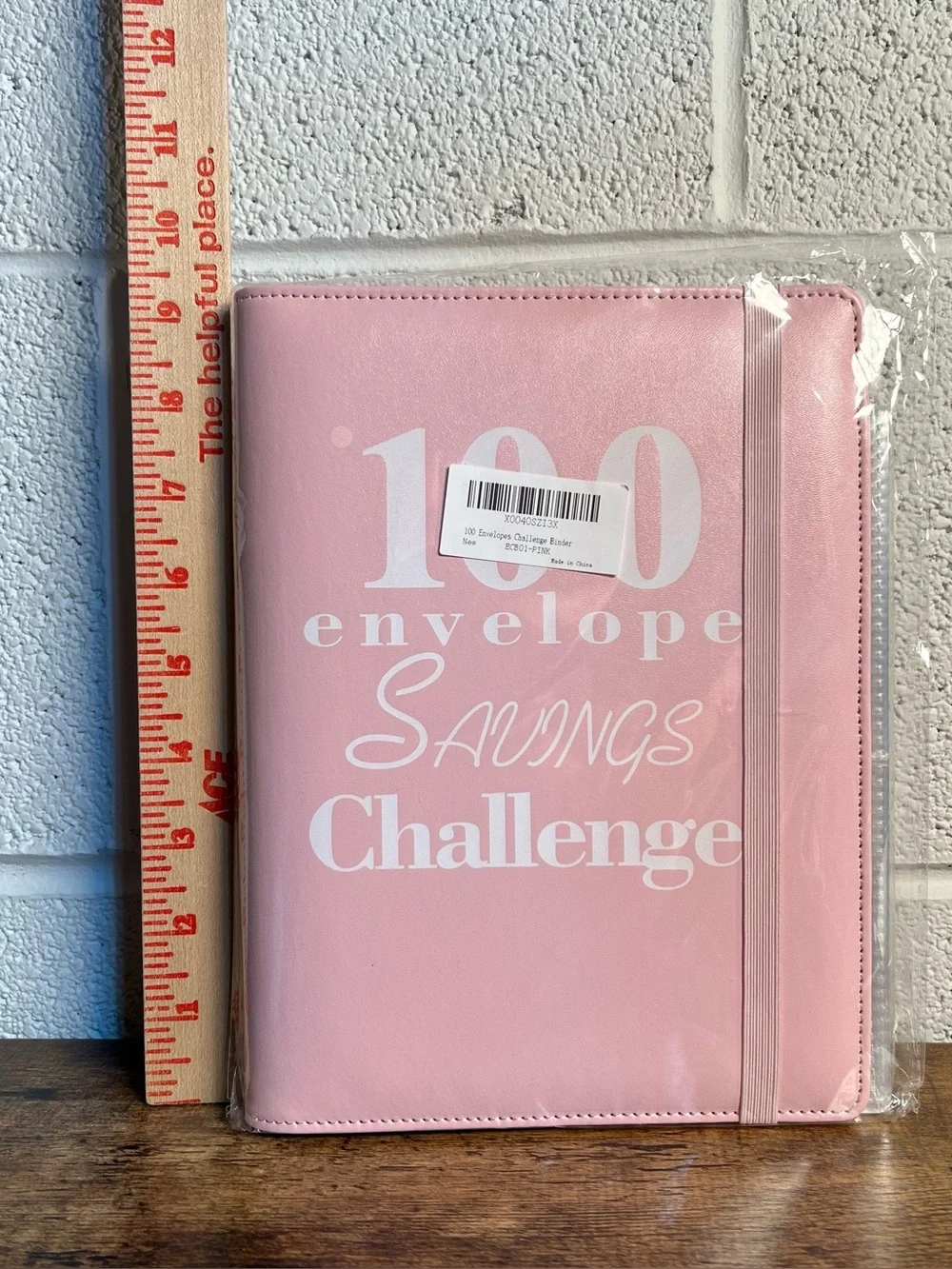 100 Envelope Savings Challenge Book Pink Binder Savings Thrifty Planner